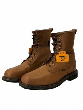 NEW ARIAT Cascade 8" Steel Toe Work Boots – Brown – Men’s